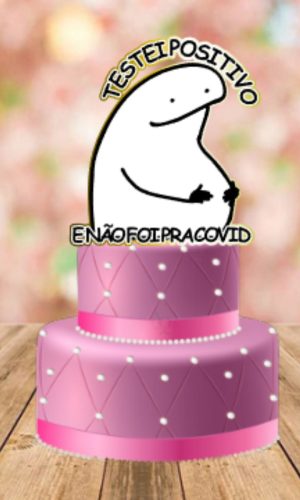 Arquivo de Corte Topo de Bolo Flork Aniversário #15671