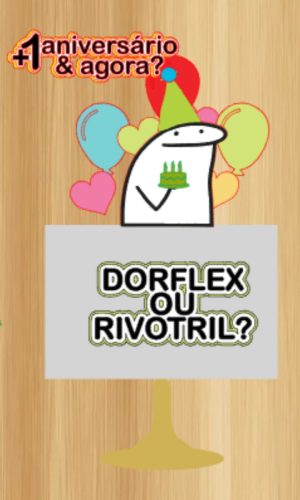Arquivo de Corte Topo de Bolo Flork Aniversário #15680