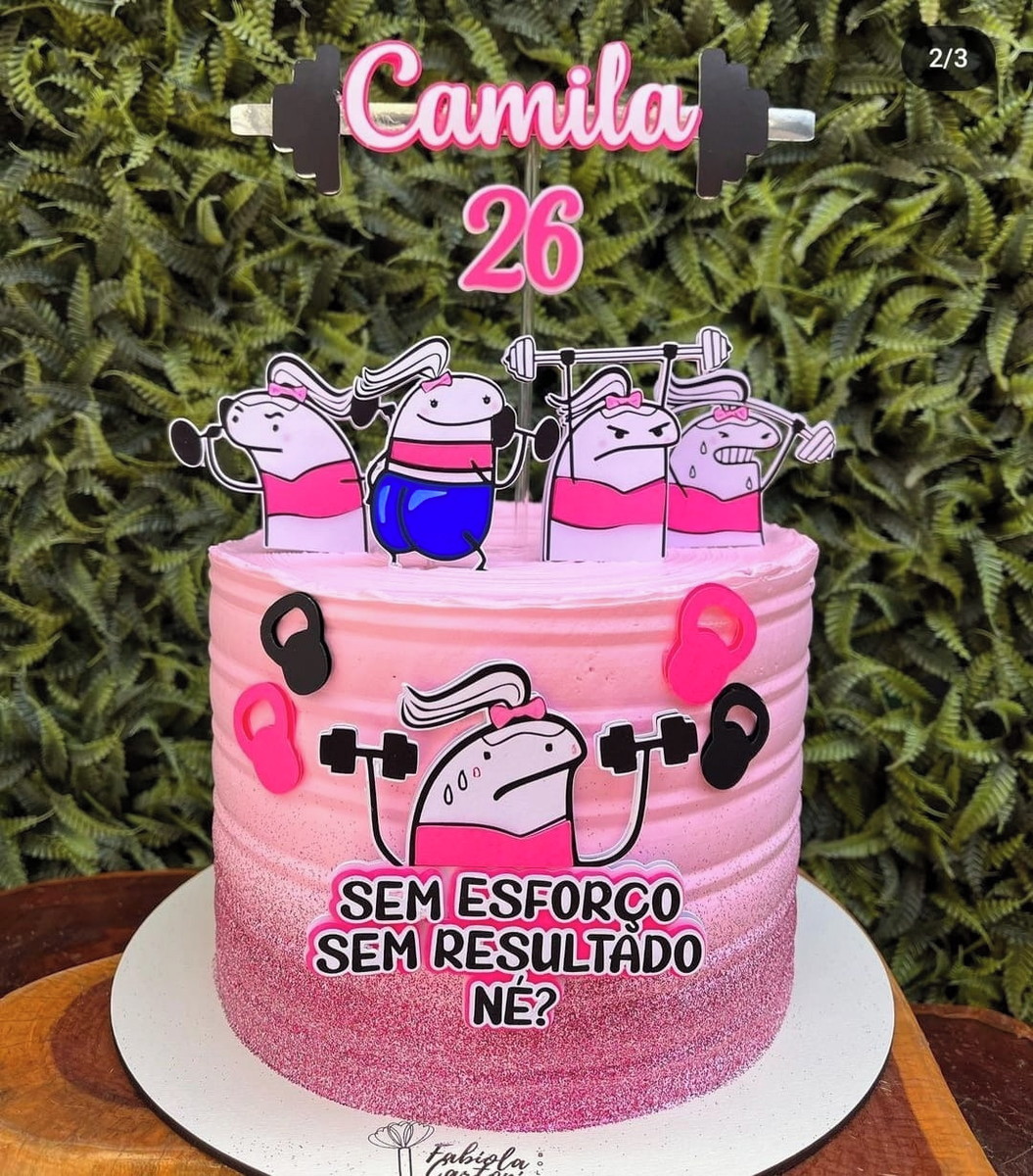 Arquivo de Corte Topo de Bolo Flork na Academia Fitness 066