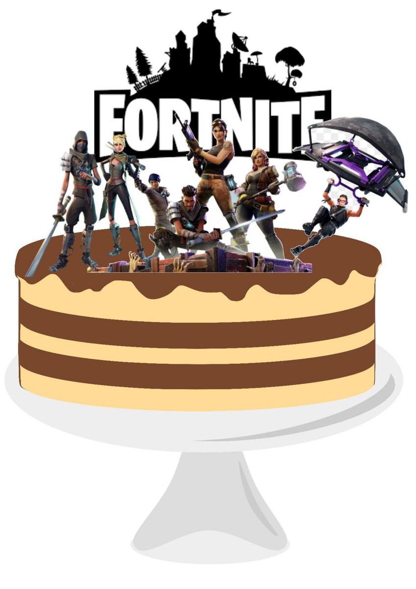 Arquivo de Corte Topo de Bolo Fortnite #15325