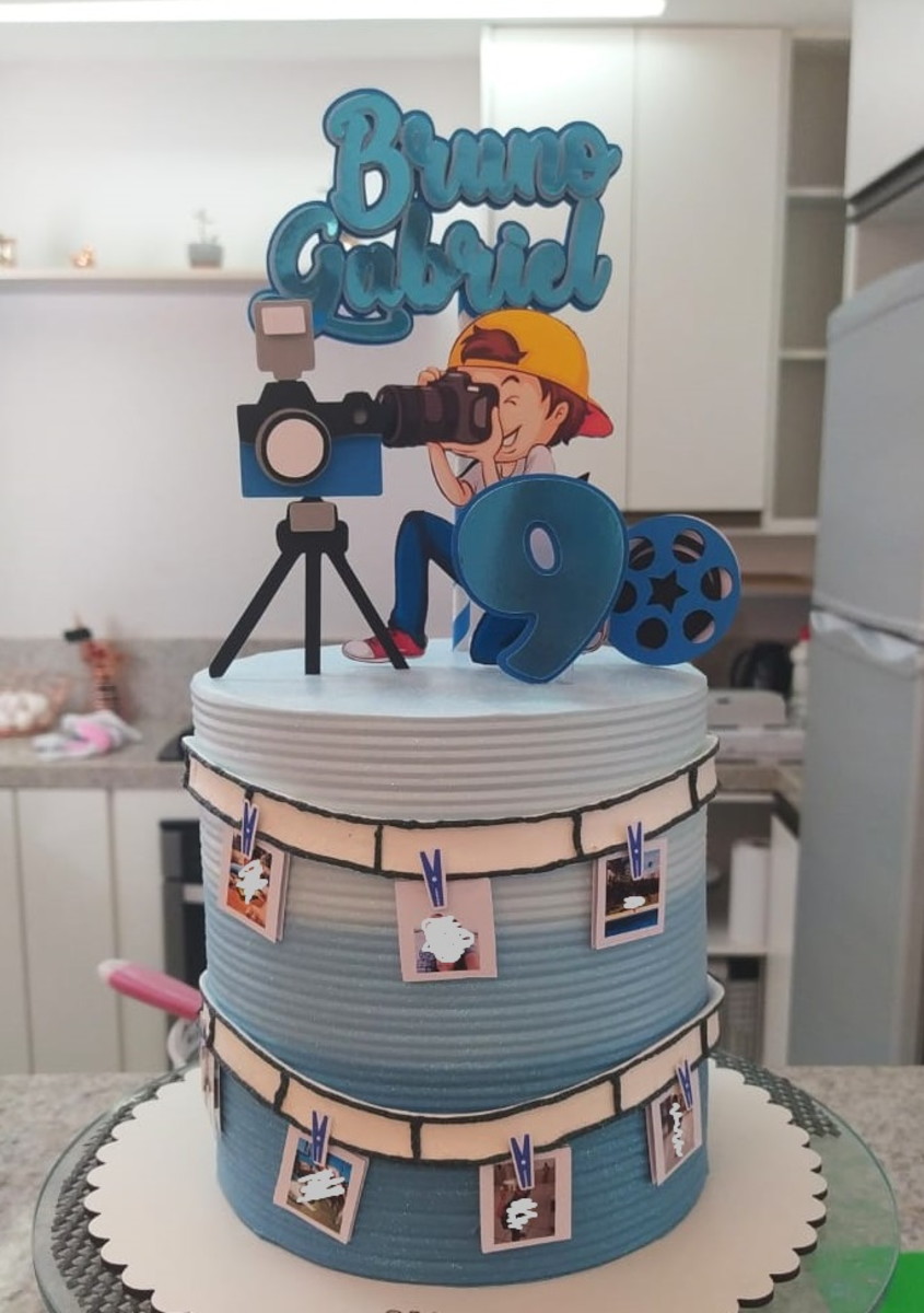 Arquivo de corte Topo de Bolo Fotografo