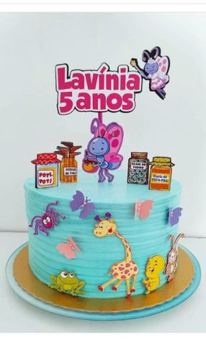 Arquivo de corte topo de bolo - Galinha Pintadinha