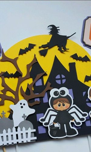 ARQUIVO DE CORTE TOPO DE BOLO HALLOWEEN (#2032) STUDIO.