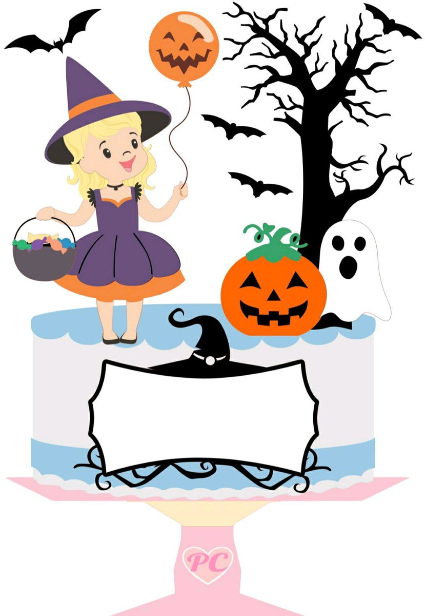 ARQUIVO DE CORTE TOPO DE BOLO HALLOWEEN (#2033) STUDIO.