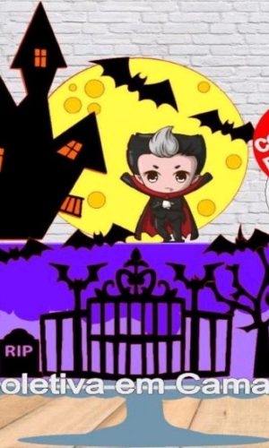ARQUIVO DE CORTE TOPO DE BOLO HALLOWEEN #2749