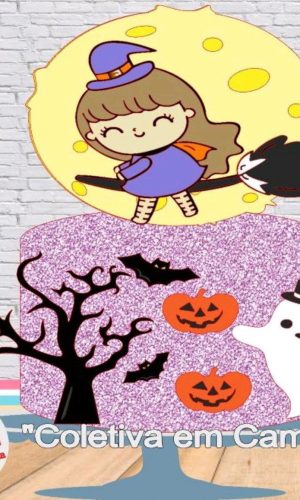 ARQUIVO DE CORTE TOPO DE BOLO HALLOWEEN #2750