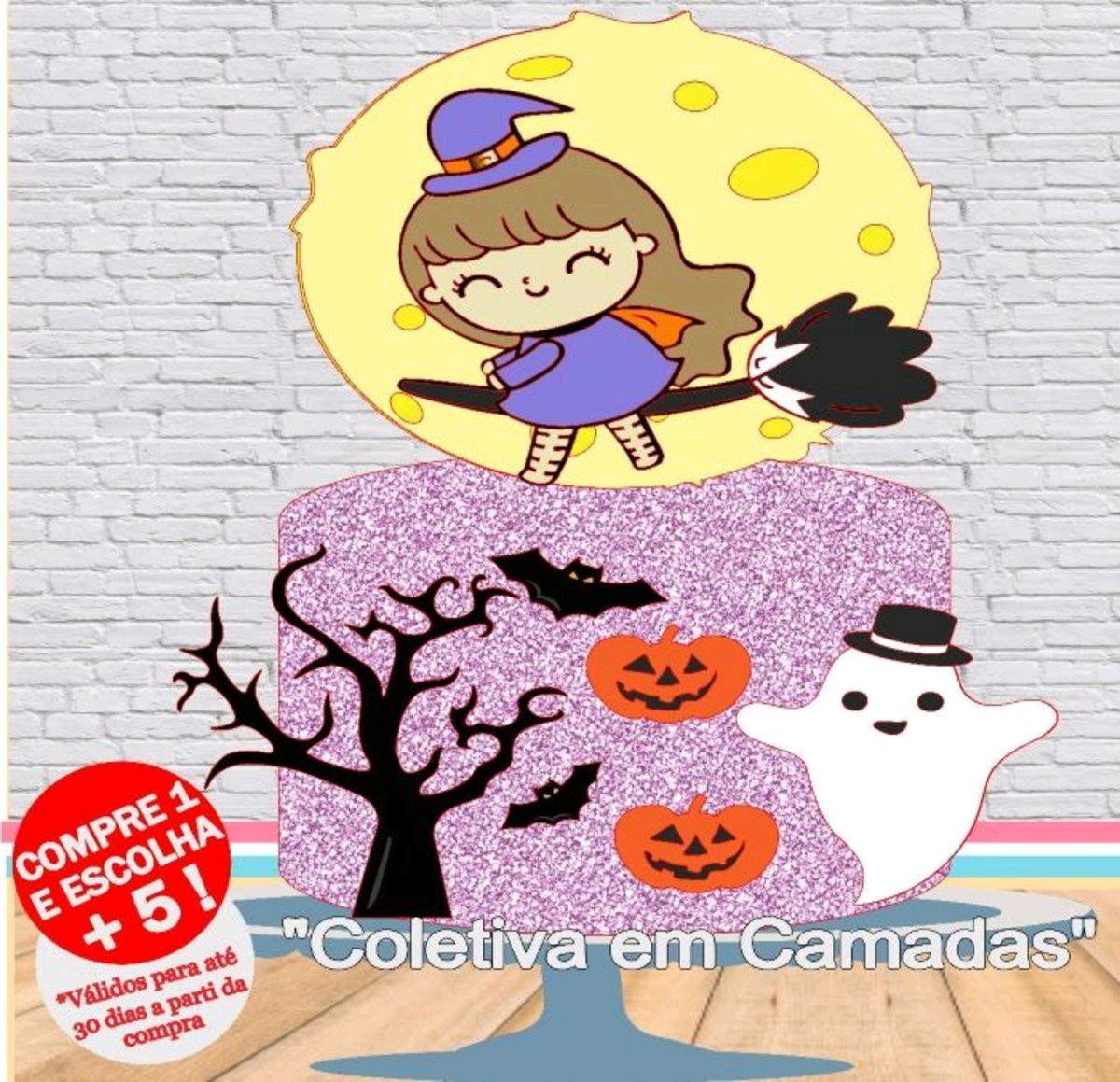 ARQUIVO DE CORTE TOPO DE BOLO HALLOWEEN #2750