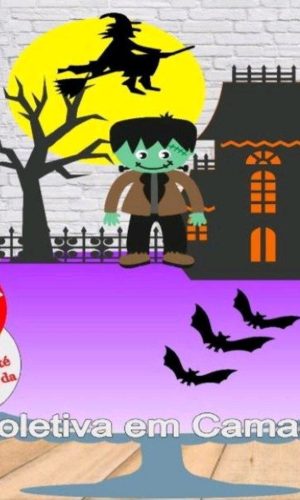 ARQUIVO DE CORTE TOPO DE BOLO HALLOWEEN #2752