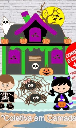 ARQUIVO DE CORTE TOPO DE BOLO HALLOWEEN #2760