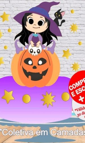 ARQUIVO DE CORTE TOPO DE BOLO HALLOWEEN #2763