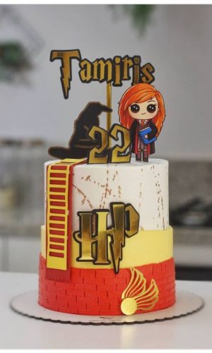 Arquivo de corte topo de bolo - Harry Potter