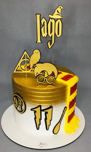 Arquivo de corte topo de bolo - Harry Potter