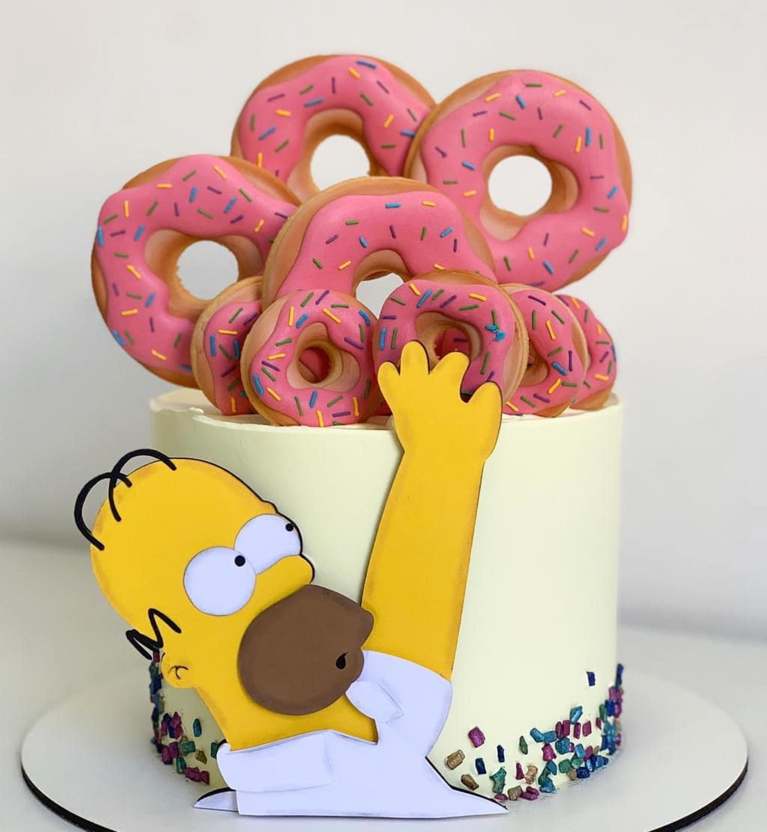 Arquivo de Corte: Topo de Bolo Homer Simpsons 003
