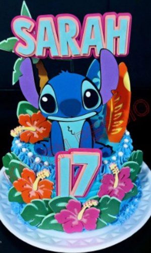 Arquivo de Corte Topo de Bolo Lilo e Stich #17210