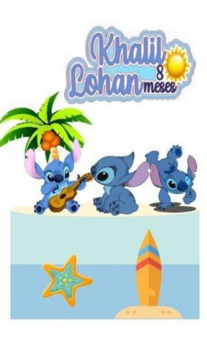 Arquivo de Corte Topo de Bolo Lilo e Stich #17213