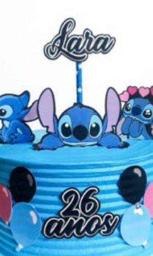 Arquivo de Corte Topo de Bolo Lilo e Stich #17215
