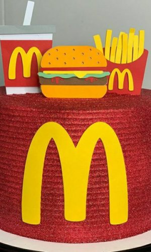 Arquivo de Corte - Topo de Bolo (McDonald's) 1