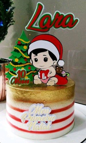 ARQUIVO DE CORTE TOPO DE BOLO MEU PRIMEIRO NATAL (#1608)