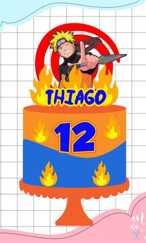 Arquivo de Corte: Topo de Bolo Naruto 007