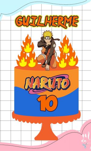 Arquivo de Corte: Topo de Bolo Naruto 008