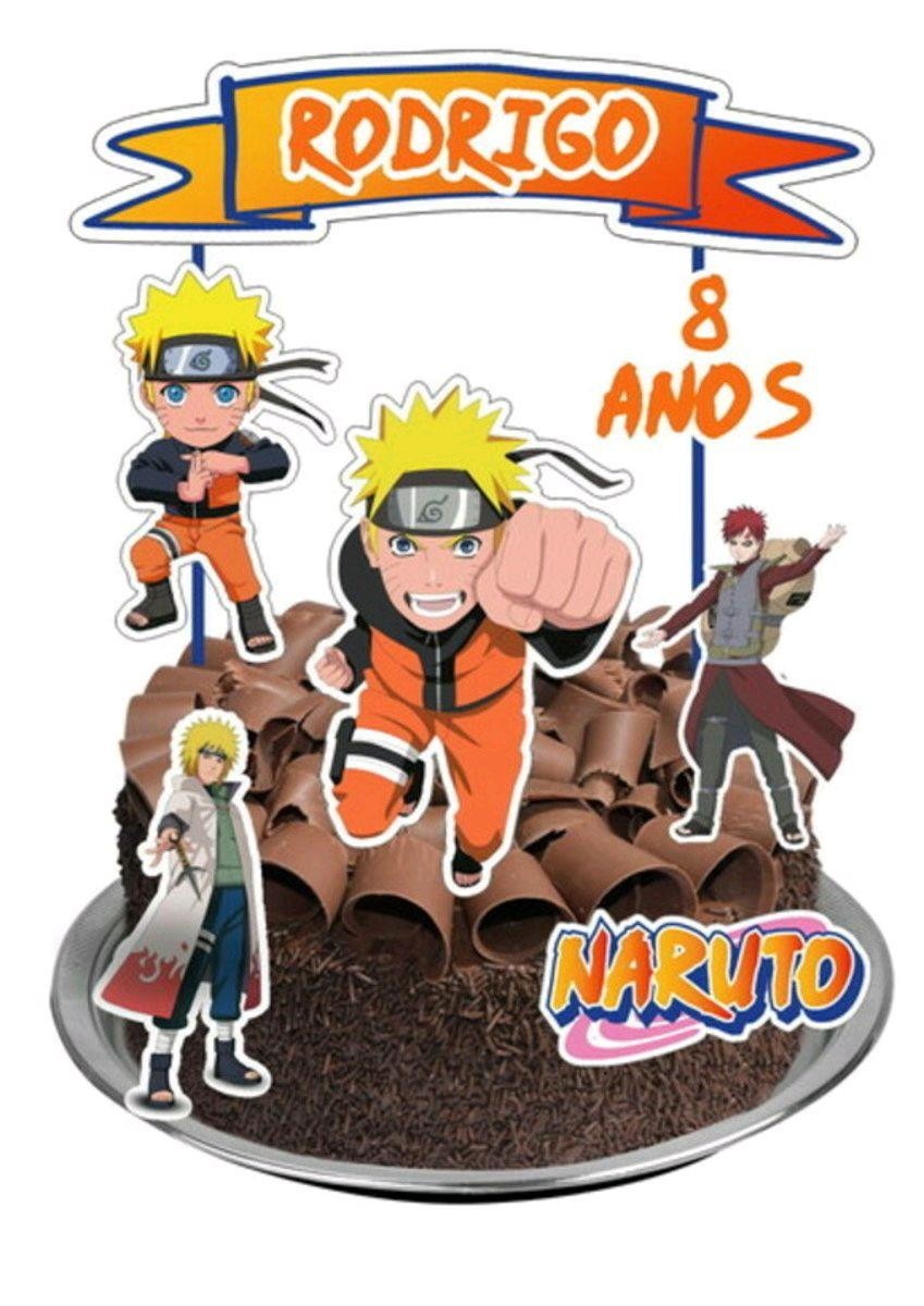 ARQUIVO DE CORTE TOPO DE BOLO NARUTO (#1570)