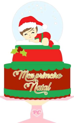 ARQUIVO DE CORTE TOPO DE BOLO NATAL (#1605) STUDIO
