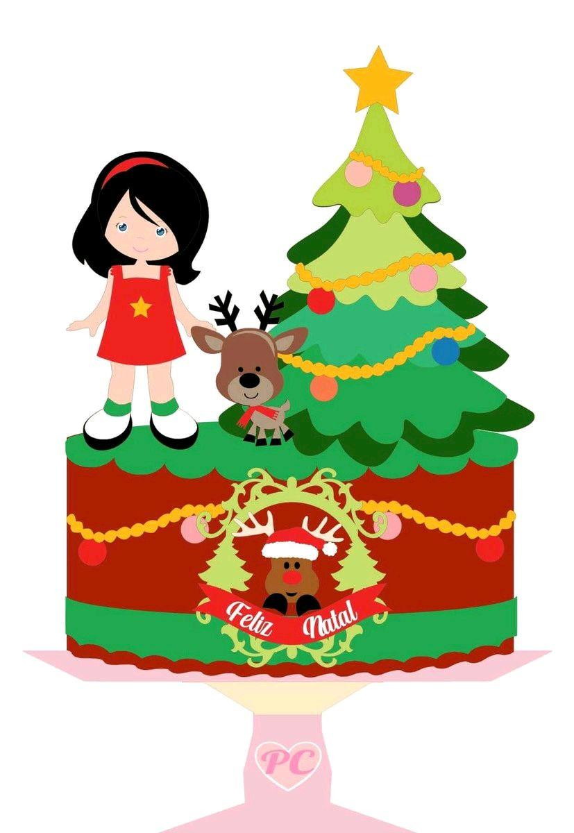 ARQUIVO DE CORTE TOPO DE BOLO NATAL (#1615) STUDIO