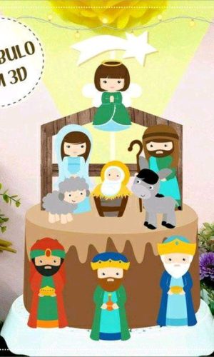 ARQUIVO DE CORTE TOPO DE BOLO NATAL (#2021) STUDIO