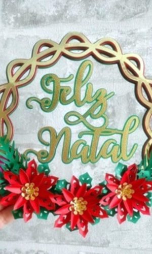 Arquivo de Corte Topo de Bolo Natal 2022 #15542
