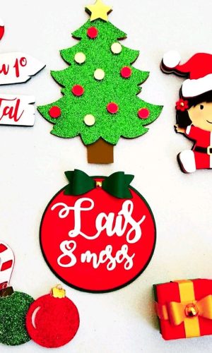 Arquivo de Corte Topo de Bolo Natal 2022 #15566