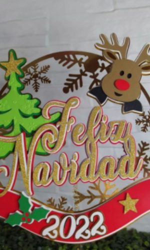 Arquivo de Corte Topo de Bolo Natal 2022 #15594