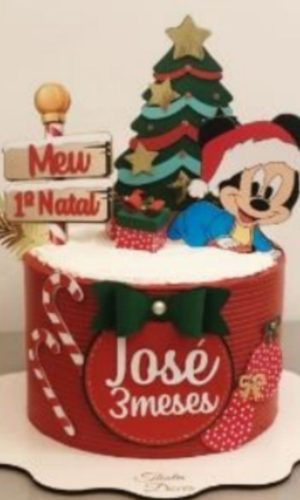 Arquivo de Corte Topo de Bolo Natal 2022 Mickey #15592