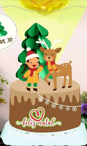 ARQUIVO DE CORTE TOPO DE BOLO NATAL (#2060) STUDIO
