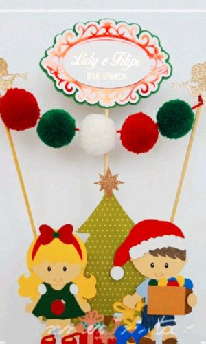 ARQUIVO DE CORTE TOPO DE BOLO NATAL (#2084) STUDIO