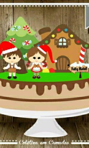 ARQUIVO DE CORTE TOPO DE BOLO NATAL (#2100) STUDIO