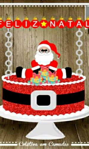 ARQUIVO DE CORTE TOPO DE BOLO NATAL (#2107) STUDIO
