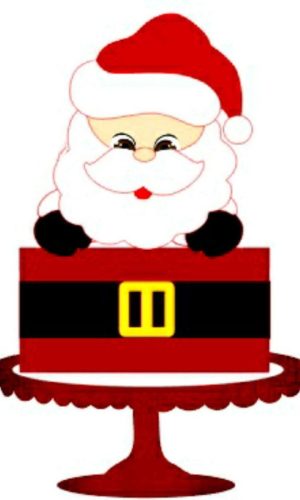 Arquivo de Corte Topo de Bolo Natal (#2126) Studio