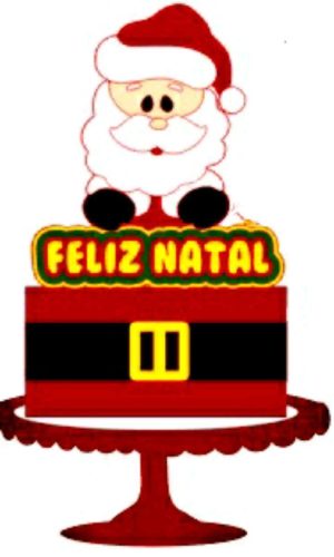 ARQUIVO DE CORTE TOPO DE BOLO NATAL (#2127) STUDIO