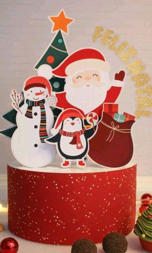 ARQUIVO DE CORTE TOPO DE BOLO NATAL (#2142) STUDIO E PDF