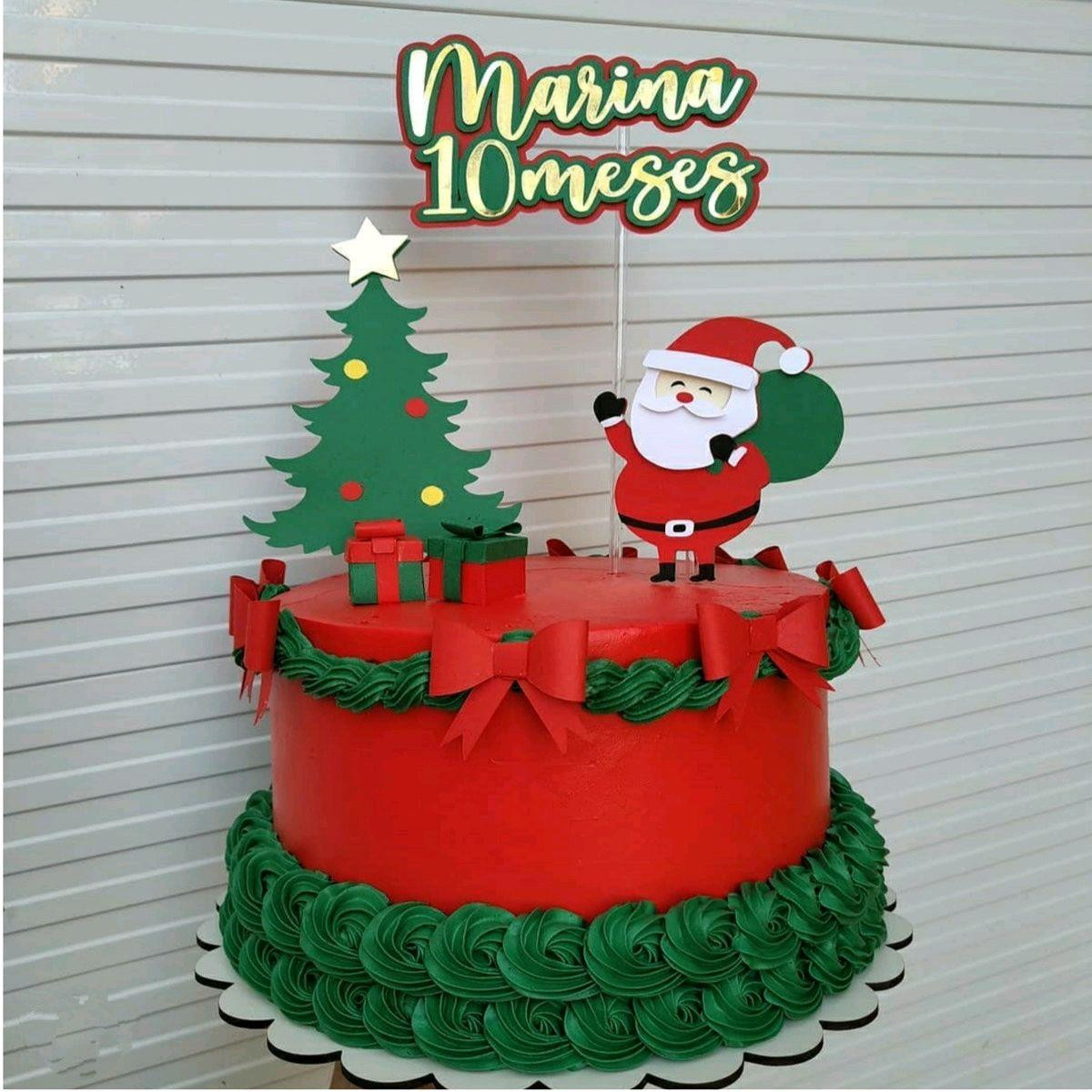 ARQUIVO DE CORTE TOPO DE BOLO NATAL (#2157) STUDIO