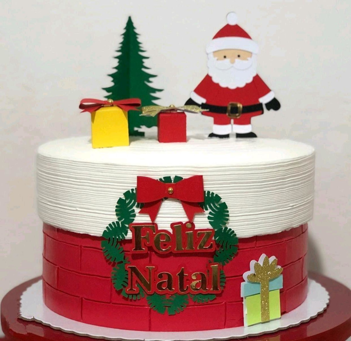 ARQUIVO DE CORTE TOPO DE BOLO NATAL (#2167) STUDIO