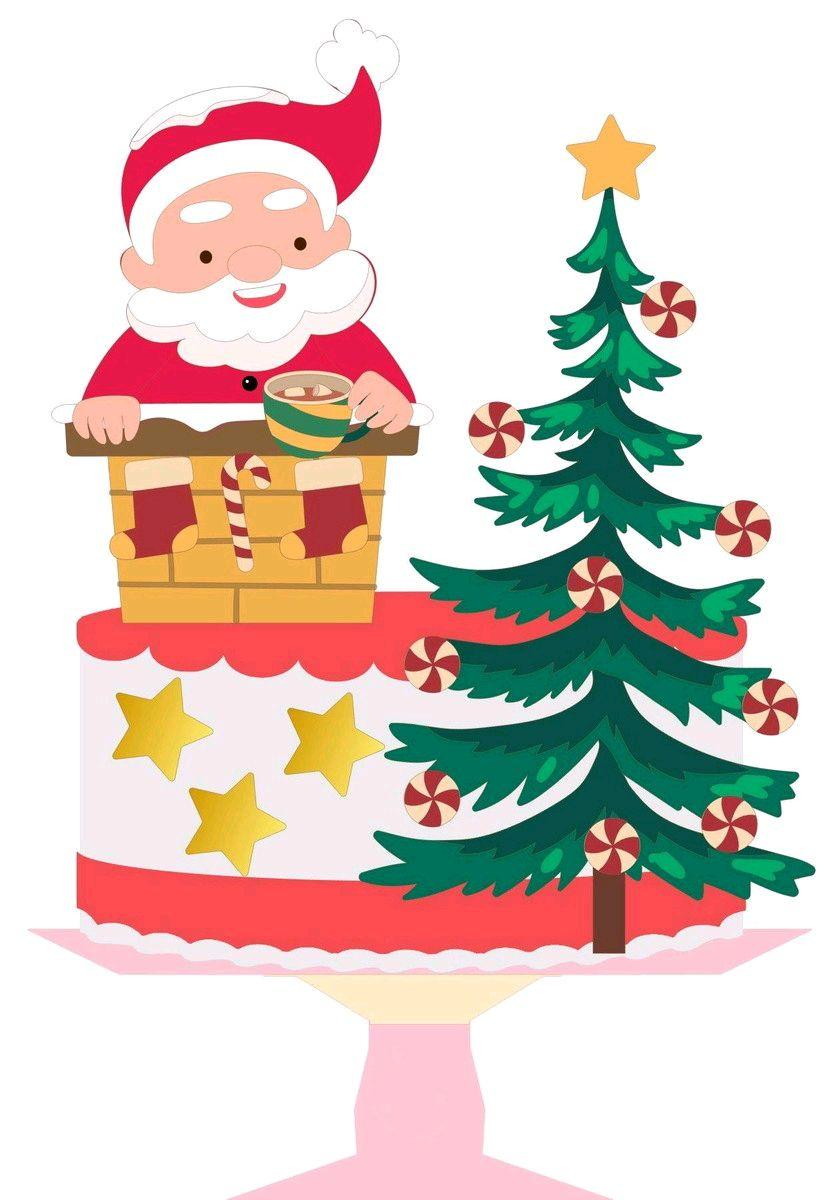 ARQUIVO DE CORTE TOPO DE BOLO NATAL (#2198) STUDIO