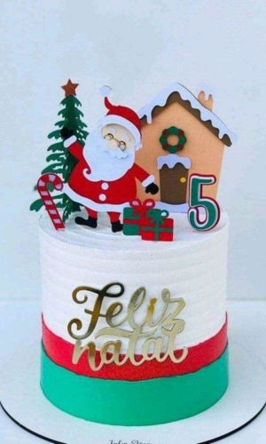 Arquivo de Corte Topo de Bolo Natal Camadas #14613 Studio