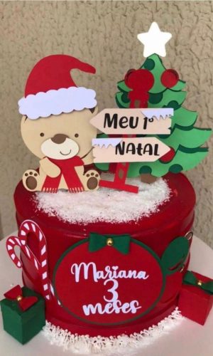 Arquivo de Corte Topo de Bolo Natal Camadas #14620 Studio