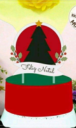 ARQUIVO DE CORTE TOPO DE BOLO NATAL - CAMADAS #2217 STUDIO