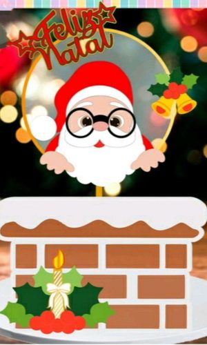 Arquivo de Corte Topo de Bolo Natal - Camadas (#2244) Studio