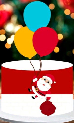 ARQUIVO DE CORTE TOPO DE BOLO NATAL - CAMADAS #2247 STUDIO