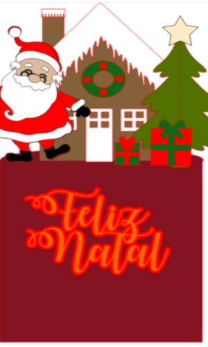 ARQUIVO DE CORTE TOPO DE BOLO NATAL - CAMADAS #2259 STUDIO