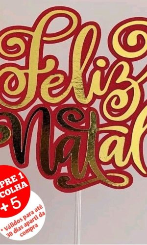 ARQUIVO DE CORTE TOPO DE BOLO NATAL - CAMADAS #2776 STUDIO