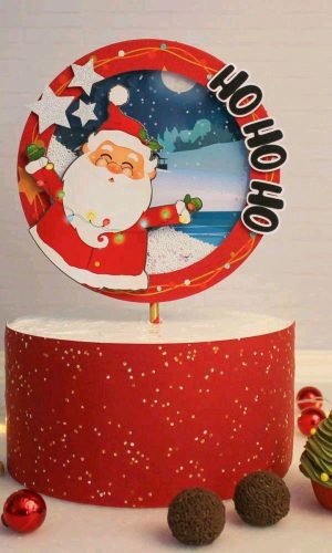 ARQUIVO DE CORTE TOPO DE BOLO NATAL SHA (#2149) STUDIO E PDF
